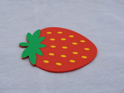Untersetzer Erdbeeren