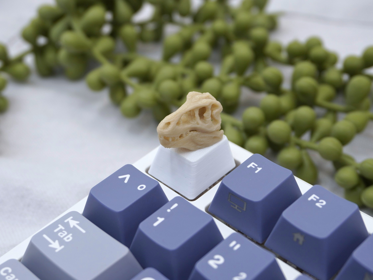 T-Rex Schädel Keycap, Dino, Fossil, Cherry MX Keycap