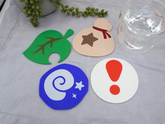 Animal Crossing Untersetzer, Sterni, Falle, Blatt, Fossil