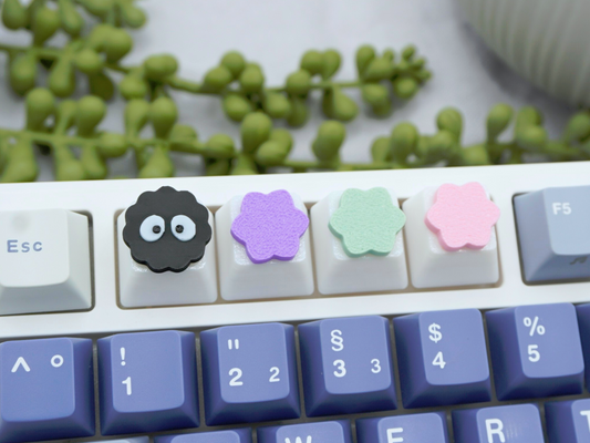 Keycap Rußmännchen mit Konpeitō-Bonbons, 4er-Set, Cherry MX Keycap