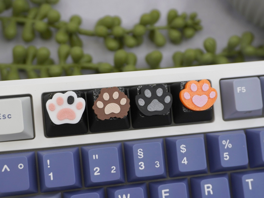Katzenpfoten Keycap, 4er-Set, Cherry MX Keycap