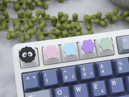 Rußmännchen mit Konpeitō-Bonbons Keycaps, 5er-Set, Cherry MX Keycap