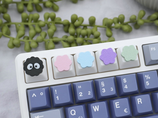 Rußmännchen mit Konpeitō-Bonbons Keycaps, 5er-Set, Cherry MX Keycap