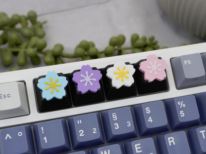 Keycap Sakura Blumen, 4er-Set, Cherry MX Keycap