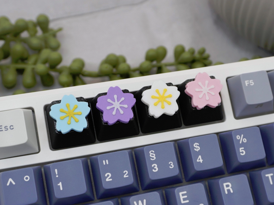 Keycap Sakura Blumen, 4er-Set, Cherry MX Keycap