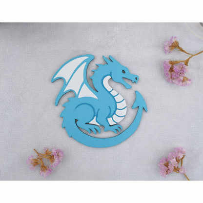 Personalisierbarer Drachen Untersetzer
