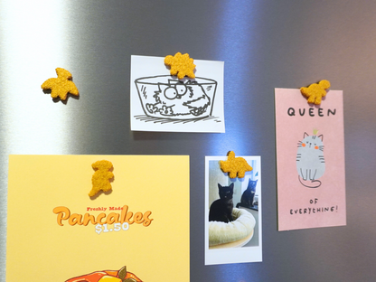 Dino Nuggets Kühlschrankmagneten, 6er-Set