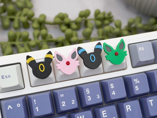 Keycap Nachtara und Psiana, 4er-Set oder 2er-Set, Cherry MX Keycap