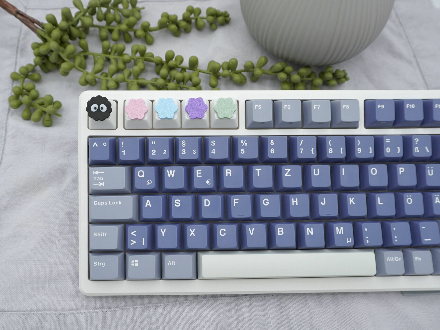 Rußmännchen mit Konpeitō-Bonbons Keycaps, 5er-Set, Cherry MX Keycap
