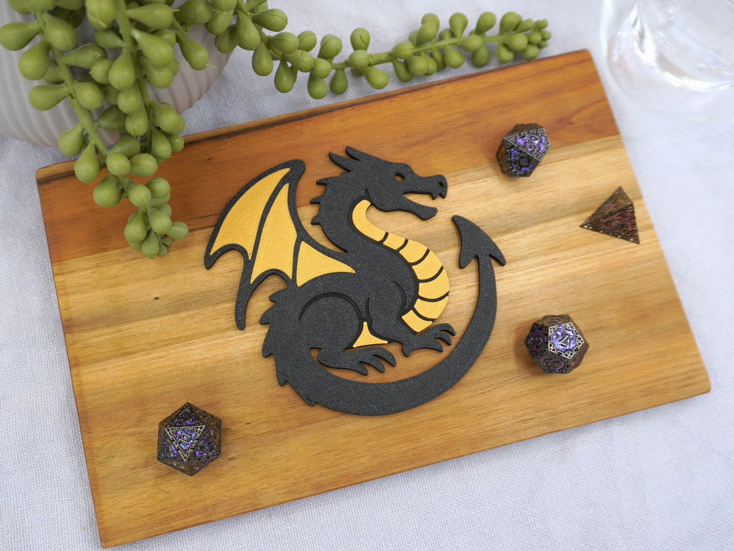 Personalisierbarer Drachen Untersetzer