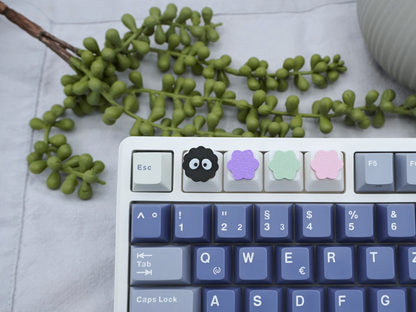 Keycap Rußmännchen mit Konpeitō-Bonbons, 4er-Set, Cherry MX Keycap