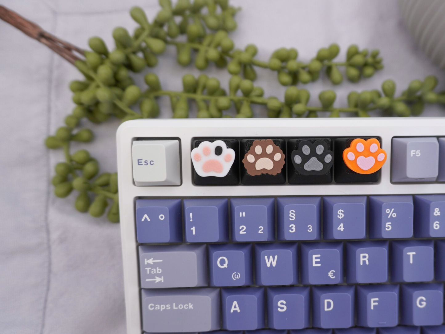 Katzenpfoten Keycap, 4er-Set, Cherry MX Keycap