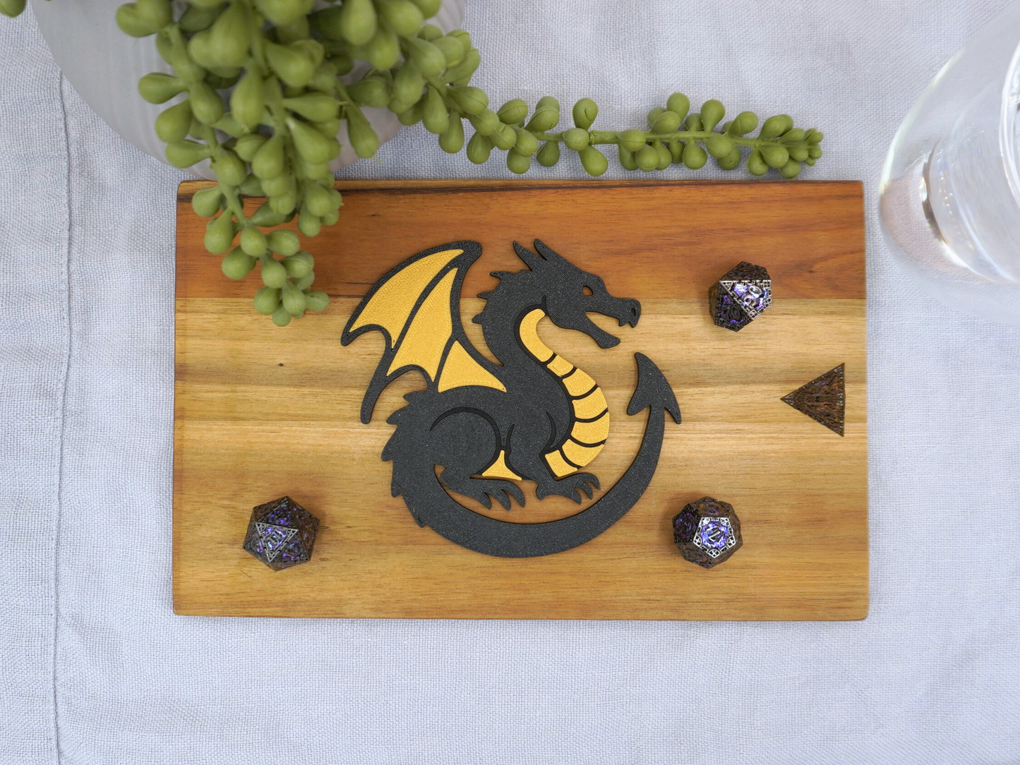 Personalisierbarer Drachen Untersetzer