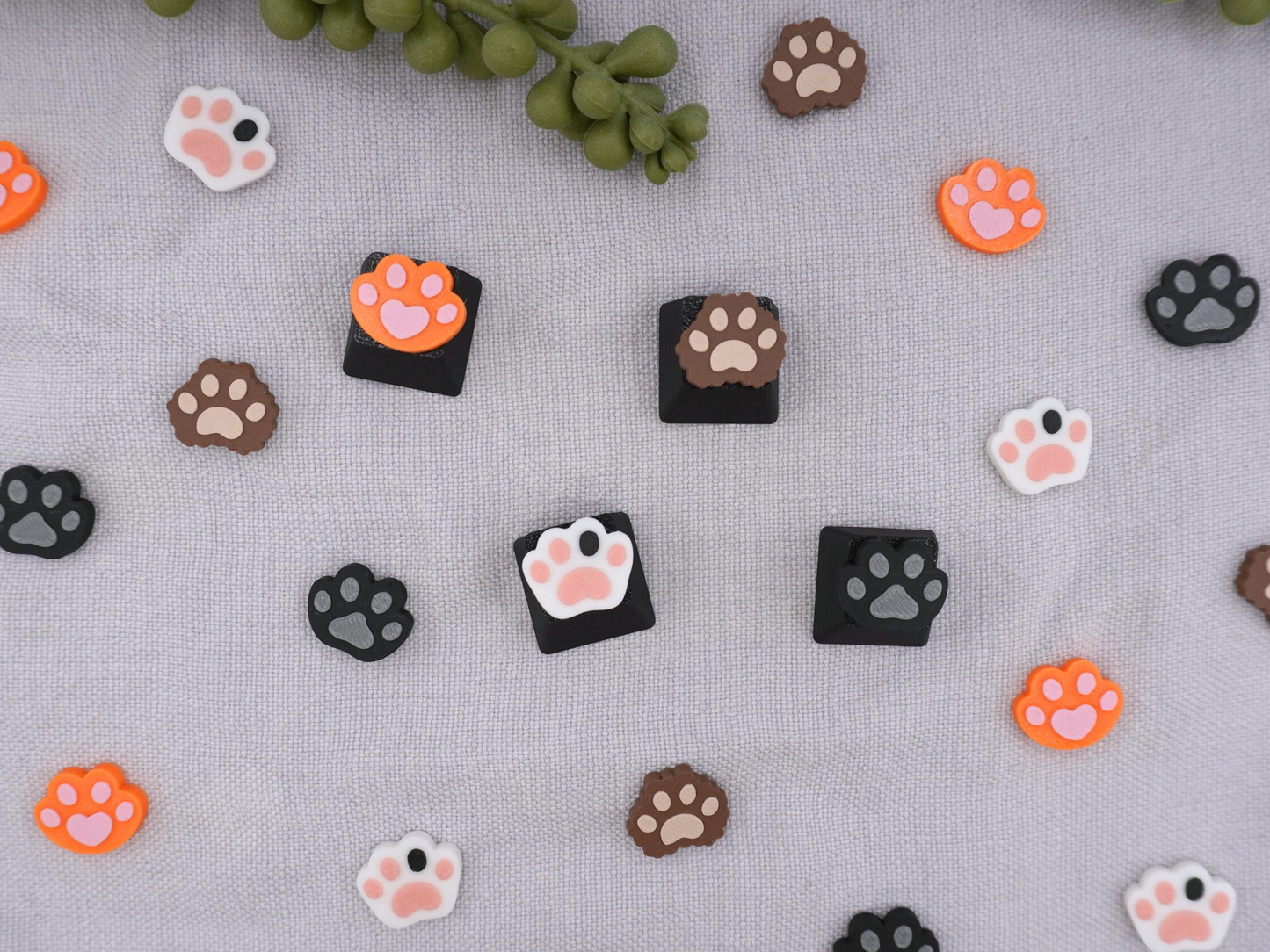 Katzenpfoten Keycap, 4er-Set, Cherry MX Keycap