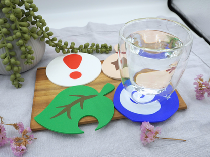 Animal Crossing Untersetzer, Sterni, Falle, Blatt, Fossil