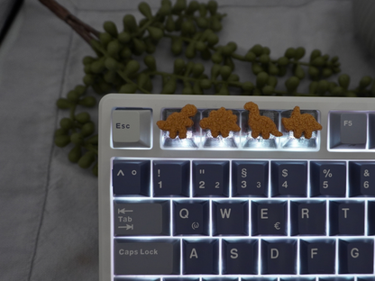 Dino Nuggets Keycaps, 4er-Set, Cherry MX Keycap