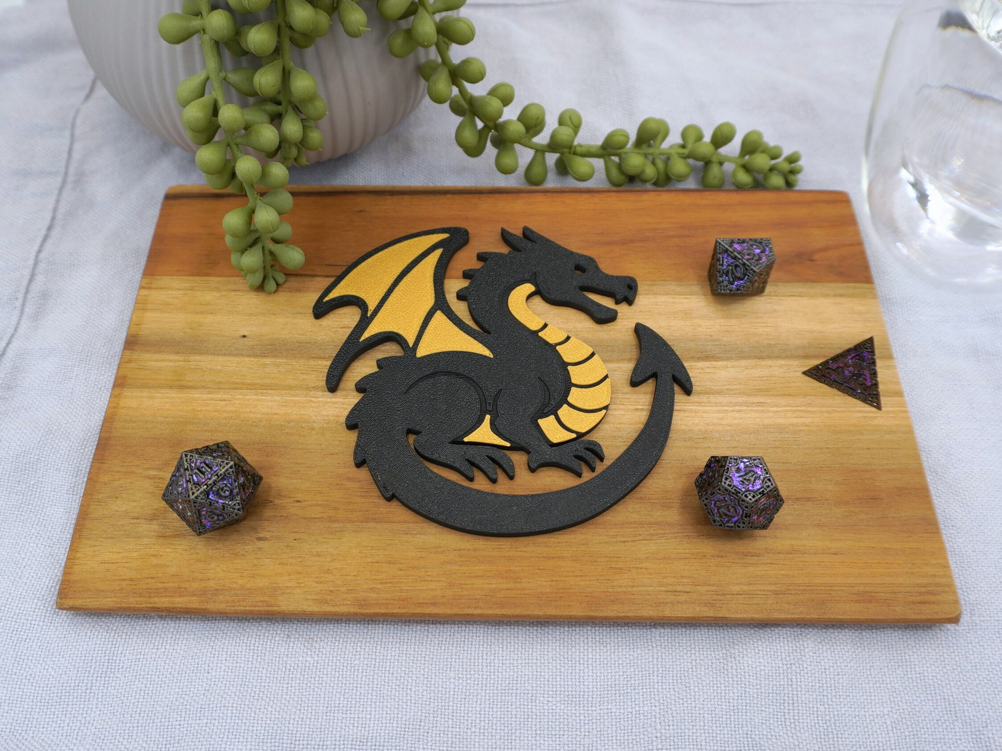 Personalisierbarer Drachen Untersetzer