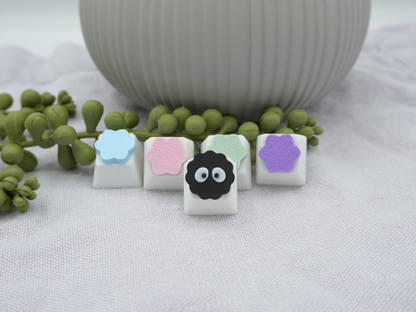 Rußmännchen mit Konpeitō-Bonbons Keycaps, 5er-Set, Cherry MX Keycap