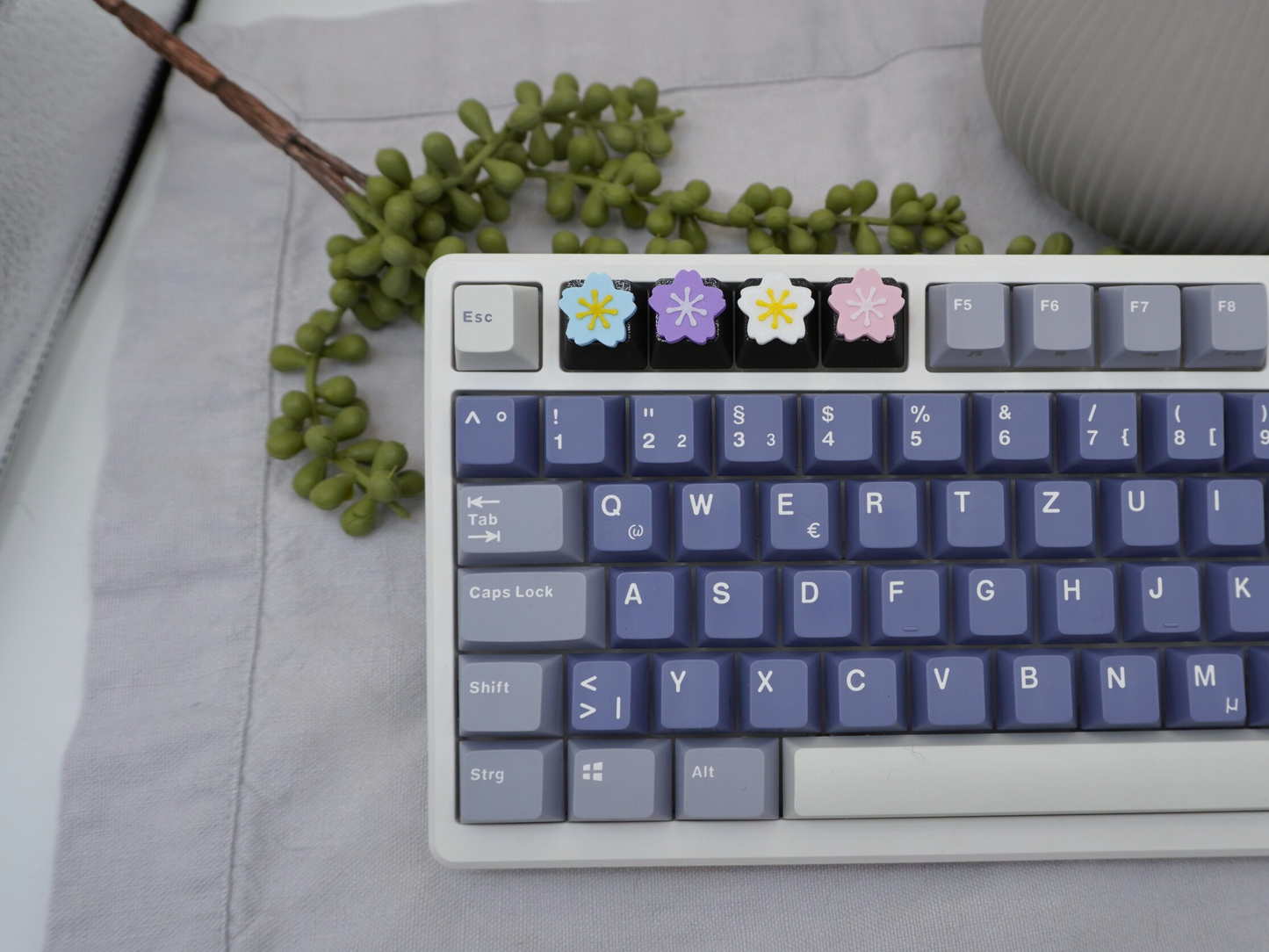 Keycap Sakura Blumen, 4er-Set, Cherry MX Keycap