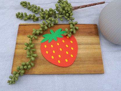 Untersetzer Erdbeeren