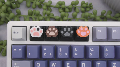 Katzenpfoten Keycap, 4er-Set, Cherry MX Keycap