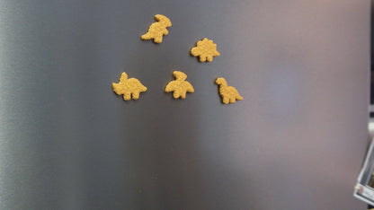 Dino Nuggets Kühlschrankmagneten, 6er-Set