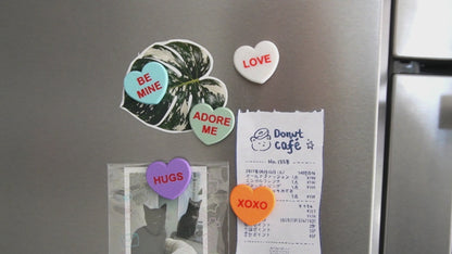 Candy-Heart Kühlschrankmagneten, 6er-Set